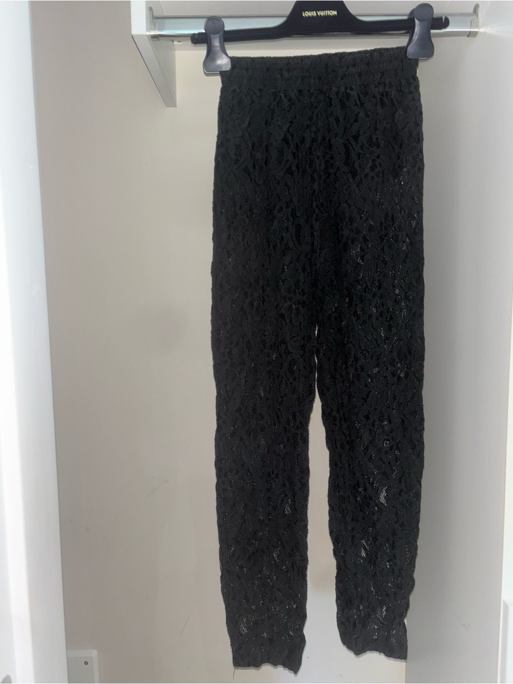 Black Lace Pants / Swim Cover Up Size Small